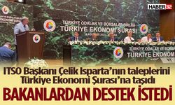 Başkan Çelik Isparta’nın taleplerini Türkiye Ekonomi Şurası’na taşıdı
