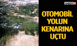 Otomobil Yolun Kenarına Uçtu