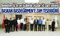 Belediye-İş’te ve işçilerde yüzde 50 zam sevinci