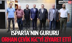 Isparta’nın Gururu Antalya İl Emniyet Müdürü Orhan Çevik’ten IGC’ye ziyaret