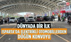 Isparta'da Elektrikli Otomobillerin Gösterisi
