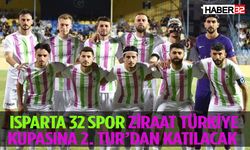 Isparta 32 Spor Ziraat Türkiye Kupasına 2. Tur’dan katılacak