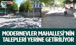 Modernevler Mahallesi’nin talepleri yerine getiriliyor