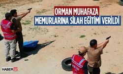 Orman Muhafaza Memurları Isparta'da Silah Eğitimi Aldı