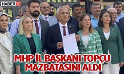 MHP İl Başkanı Topçu Mazbatasını aldı