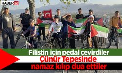 Yedi Hilal Derneği Isparta Şubesi Filistin için pedal çevirdi