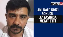 Isparta'da Genç Yaşta Kalbine Yenildi