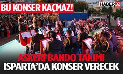 Askeri Bando Takımı Isparta’da Konser Verecek
