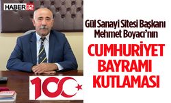 Gül Sanayi Sitesi Başkanı Mehmet Boyacı’nın 29 Ekim Mesajı