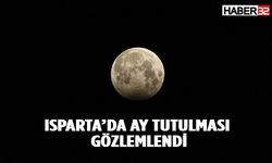 Isparta'da Ay Tutulması Görüldü