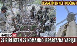 Türkiye'nin En İyi Komandoları Isparta'da Yarıştı