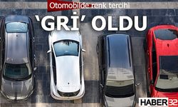 Otomobilde renk tercihi 'gri' oldu