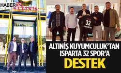 Isparta 32 Spor’un pano ve gişe girişinin sponsoru oldu