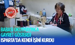 Isparta'da : Gençlikten Gelen Gayretle Kendi Dükkanını Açtı