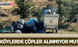 Isparta'da Köylerde Çöpler Birikti