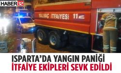 Isparta'da İşyerinde Yangın Paniğe Neden Oldu