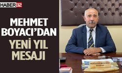 Mehmet Boyacı’dan Yeni Yıl Mesajı