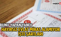 Bunu Yapan Mirastan Reddediliyor