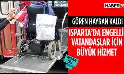 Isparta'da Engelli Vatandaşlara Özel Otobüs