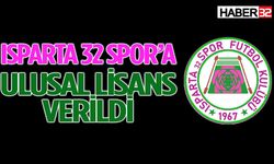 Isparta 32 Spor Ulusal Kulüp Lisansı Aldı