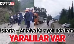 Isparta – Antalya Karayolunda trafik kazası