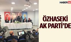Bakan Özhaseki AK Parti’de