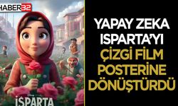 Isparta Yapay Zeka ile Çizgi Film Posterlerine Dönüştürüldü!