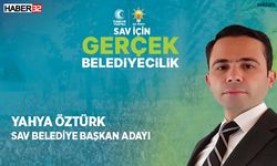Ak Parti Sav Belediye Başkan Adayı Yahya Öztürk çalışmalarına devam ediyor