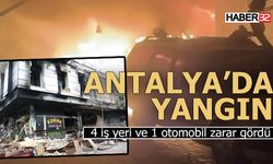 Antalya'daki Yangında Zarar Büyük