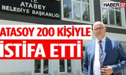 Atabey’de 200 kişi AK Parti’den istifa etti