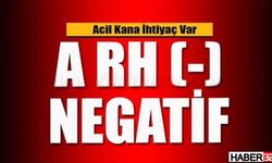 Acil A rh ( - ) negatif kan aranıyor