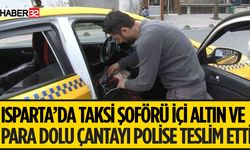 Isparta'da Taksi Şoföründen Dürüstlük Örneği