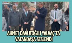 Ahmet Davutoğlu Yalvaç'ta Halka Seslendi
