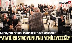 Günaydın: Atatürk Stadyumu’nu yenileyeceğiz