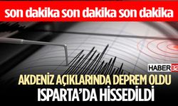 Akdeniz'de 4.7 Şiddetinde Deprem