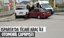 Isparta'da Akşam Saatlerinde Trafik Kazası Meydana Geldi