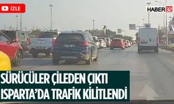 Isparta'da Trafik Durma Noktasına Geldi