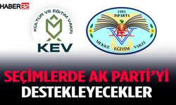 Isparta Kültür Eğitim Vakfı Seçimlerde AK Parti’yi destekleyecek