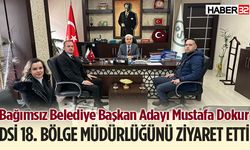 Bağımsız Belediye Başkan Adayı Mustafa Dokur ziyaret turunda