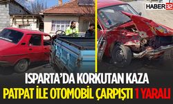 Isparta'da Patpat İle Otomobil Çarpıştı 1 Yaralı