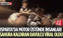 Isparta'da Motosikletli Davulcular Viral Oldu