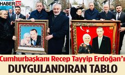 Cumhurbaşkanı Erdoğan’a Isparta’da iki adet özel portre hediye edildi