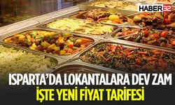 Isparta'da Lokantalardaki Yemek Fiyatları Arttı