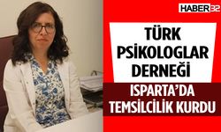Türk Psikologlar Derneği Isparta’da Temsilcilik kurdu