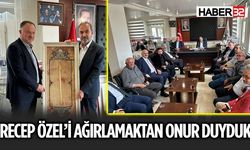 Recep Özel, Atabey Belediye Başkanı Serdar Pehlivan'ı Ziyaret Etti