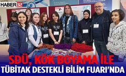 SDÜ Kökboyama ile TÜBİTAK 4006 Bilim Fuarı'nda