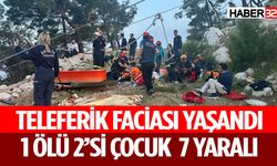 Antalya'da Teleferik Kazası 1 Ölü Çok Sayıda Yaralı