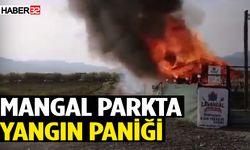 Isparta’da Mangal Parkta yangın çıktı