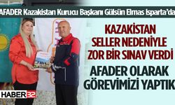 AFADER Kazakistan Kurucu Başkanı Gülsün Elmas Isparta’da