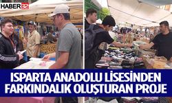 Isparta Anadolu Lisesinden farkındalık oluşturan proje